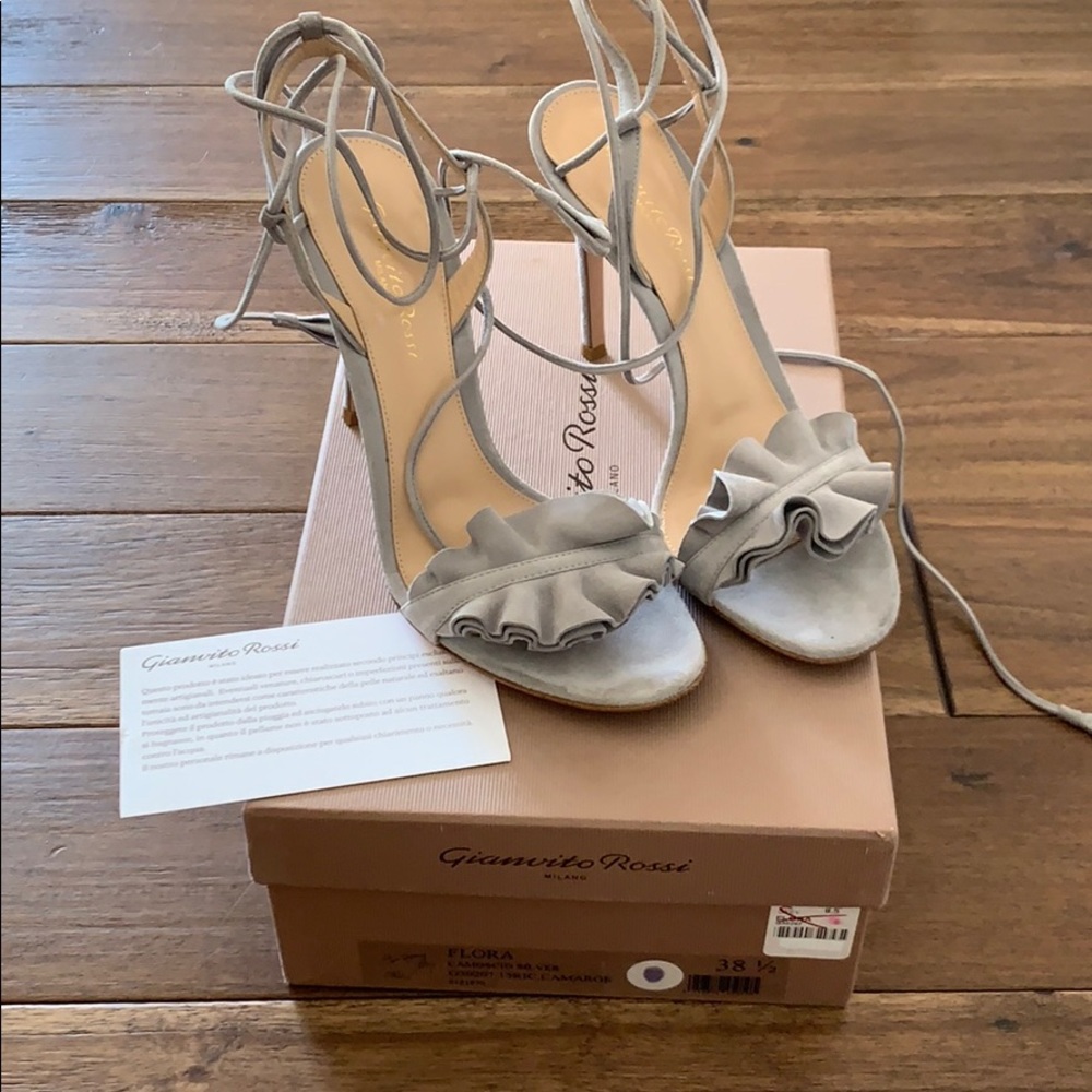 Authentic Gianvito Rossi Suede Sandal
